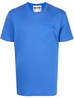 Moschino t-shirt en coton biologique à logo imprimé - Bleu - thumbnail