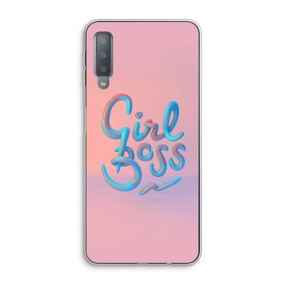 Girl boss: Samsung Galaxy A7 (2018) Transparant Hoesje