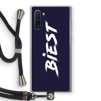 Biest: Samsung Galaxy Note 10 Transparant Hoesje met koord