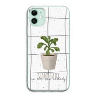 Kamerplant op vensterruit: iPhone 11 Transparant Hoesje