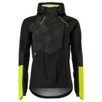 AGU Tech Regenjas Commuter Dames Hi-vis & Reflection - Zwart - XS - Waterdicht