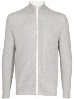 N.Peal pull en maille nervurée - Gris N.Peal pull en maille nervurée - Gris