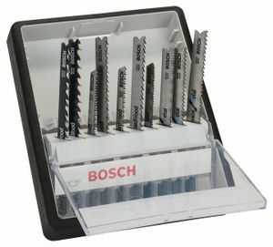Bosch Accessoires 10-delige Robust Line decoupeerzaagbladenset Wood and Metal T-schacht  1st - 2607010542