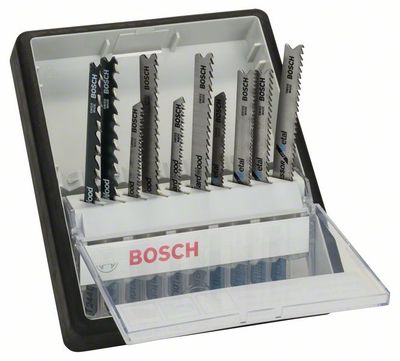 Bosch Accessoires 10-delige Robust Line decoupeerzaagbladenset Wood and Metal T-schacht 1st - 2607010542