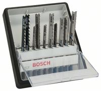 Bosch Accessoires 10-delige Robust Line decoupeerzaagbladenset Wood and Metal T-schacht  1st - 2607010542 - thumbnail