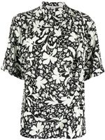 Stella McCartney blouse en soie à fleurs - Noir - thumbnail