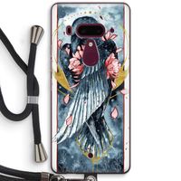 Golden Raven: HTC U12+ Transparant Hoesje met koord