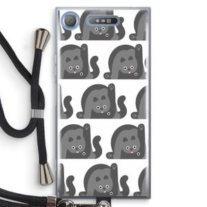 Cats: Sony Xperia XZ1 Transparant Hoesje met koord