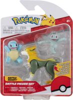 Pokemon Battle Figure Pack - Boltund, Squirtle & Machop