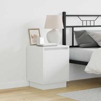 Nachtkastje met 2 pcs Wit 39 x 34.5 x 50 cm Bewerkt hout