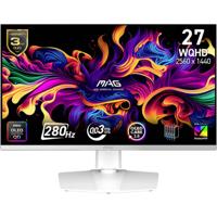 MSI 272QPWDE Gaming monitor Energielabel F (A - G) 67.3 cm (26.5 inch) 2560 x 1440 Pixel 16:9 0.03 ms HDMI, DisplayPort, USB-C, Hoofdtelefoonaansluiting OLED