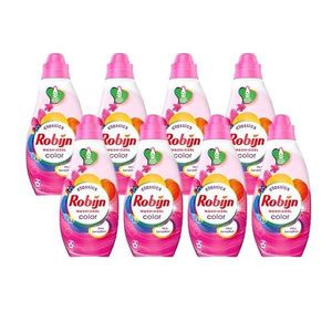 Robijn vloeibaar wasmiddel Color (8 flessen)
