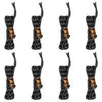 VidaXL Tentscheerlijnen met spanners 8 st reflecterend 4 m 4 mm