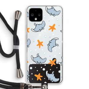 Manta: Pixel 4 Transparant Hoesje met koord