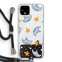 Manta: Pixel 4 Transparant Hoesje met koord