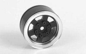 RC4WD Six-Spoke 1.55 Single Internal Beadlock Wheel (Black) (VVV-C0807)