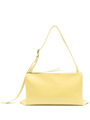 Jil Sander sac porté épaule médium en cuir - Jaune