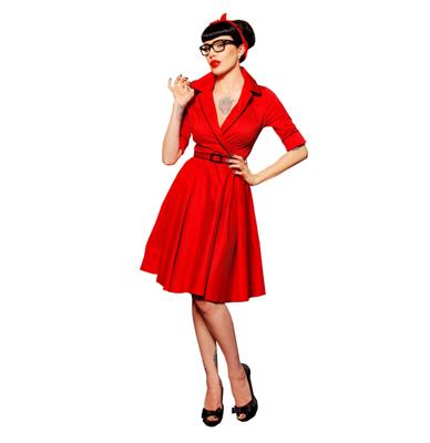 Haunted Housewife Dress, Red -S | 39% korting Haunted Housewife Dress, Red -S | 39% korting