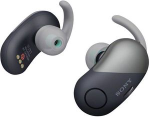 Sony WFSP700NB hoofdtelefoon/headset oorhaak, In-ear Zwart Bluetooth