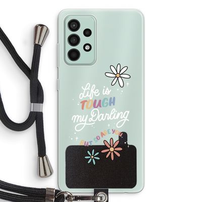Tough Life: Samsung Galaxy A52s 5G Transparant Hoesje met koord