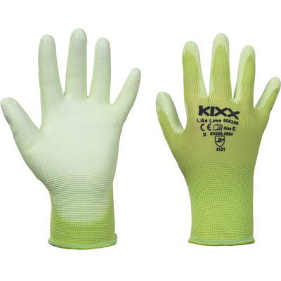 Kixx handschoen like lime maat 9