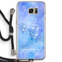 Sterrenbeeld - Licht: Samsung Galaxy S7 Edge Transparant Hoesje met koord