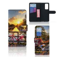 Huawei P40 Pro | Flip Cover | Amsterdamse Grachten