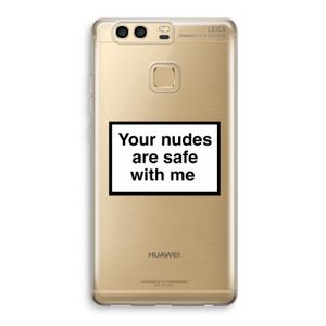 Safe with me: Huawei P9 Transparant Hoesje
