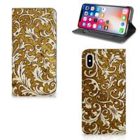 Telefoon Hoesje Apple iPhone Xs Max Barok Goud