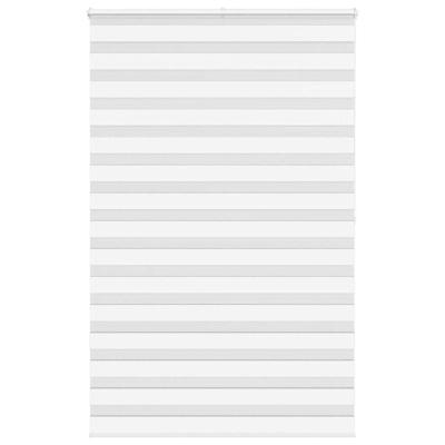 Zebra rolgordijn 150x200 cm stofbreedte 145,9cm polyester wit