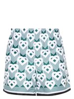 Casablanca short de bain Heart Monogram - thumbnail