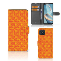 OPPO Reno4 Z Telefoon Hoesje Batik Oranje