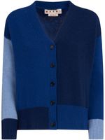 Marni cardigan colour block en cachemire - Bleu - thumbnail