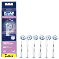 Oral-B Sensitive Clean Opzetborstel, Verpakking Van 6 Stuks - thumbnail
