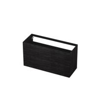 INK - Onderkast 2 Laden Push To Open 65cm Hout Decor - 1200x450x650 Mm - Houtskool Eiken