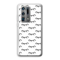 Wimpers: Huawei P40 Pro Plus Transparant Hoesje
