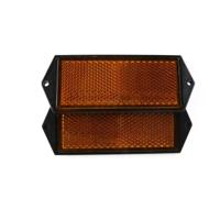 Benson Reflector - set 2x - oranje - schroefbevestiging - 104 x 40 mm