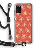 Zon: Samsung Galaxy A31 Transparant Hoesje met koord