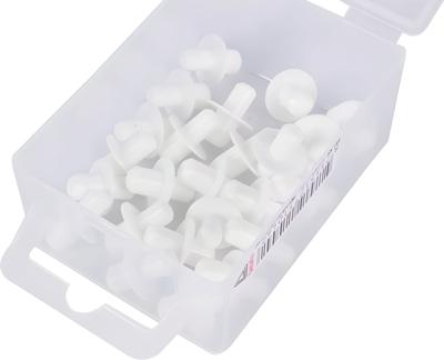 Plankdr plastic 10x5mm wit 24st - Deltafix