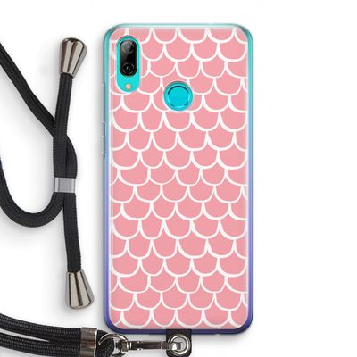 Dakpannetjes: Huawei P Smart (2019) Transparant Hoesje met koord