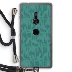 Swirls: Sony Xperia XZ2 Transparant Hoesje met koord