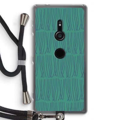 Swirls: Sony Xperia XZ2 Transparant Hoesje met koord