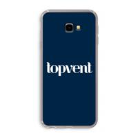 Topvent Navy: Samsung Galaxy J4 Plus Transparant Hoesje