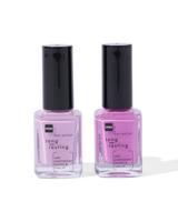 HEMA Long lasting nagellak set paars 2-delig