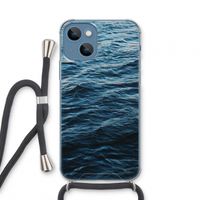 Oceaan: iPhone 13 mini Transparant Hoesje met koord