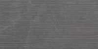 Tegelsample: Jabo Overland Antracite Relieve vloertegel 30x60cm gerectificeerd