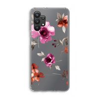 Geschilderde bloemen: Samsung Galaxy A32 5G Transparant Hoesje
