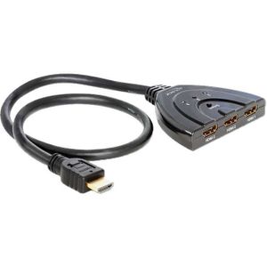 DeLOCK HDMI 3 > 1 switch hdmi switch 60 centimeter