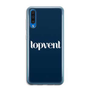 Topvent Navy: Samsung Galaxy A50 Transparant Hoesje