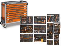 Beta BW 2400S XLO9/E-XL Gereedschapswagen met 9 laden, gevuld met gereedschap | 487 Delig - 024006361